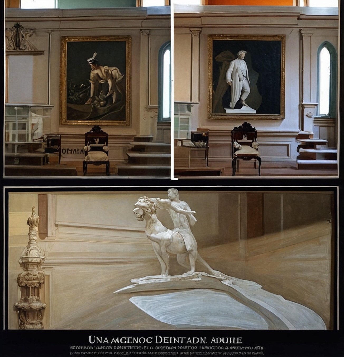 Detalles en la restauración de esculturas